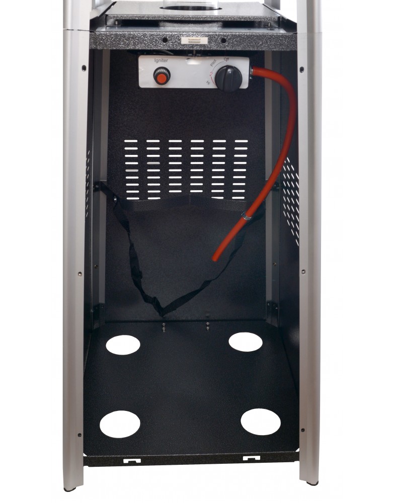 Газовый уличный обогреватель Мастер Лето МЛ-5 Черный (четырехугольное основание)